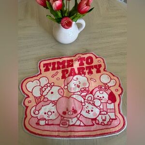 BTS Bt21 Pink and Orange mat